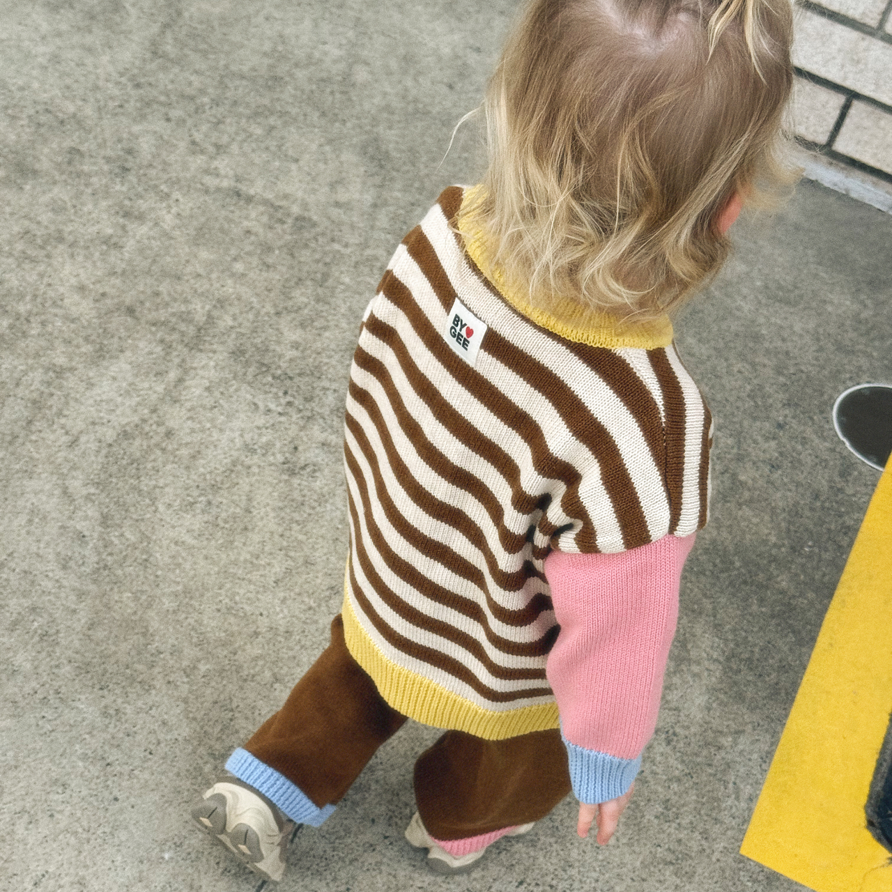 Colour Block Knitted Set - Sundae