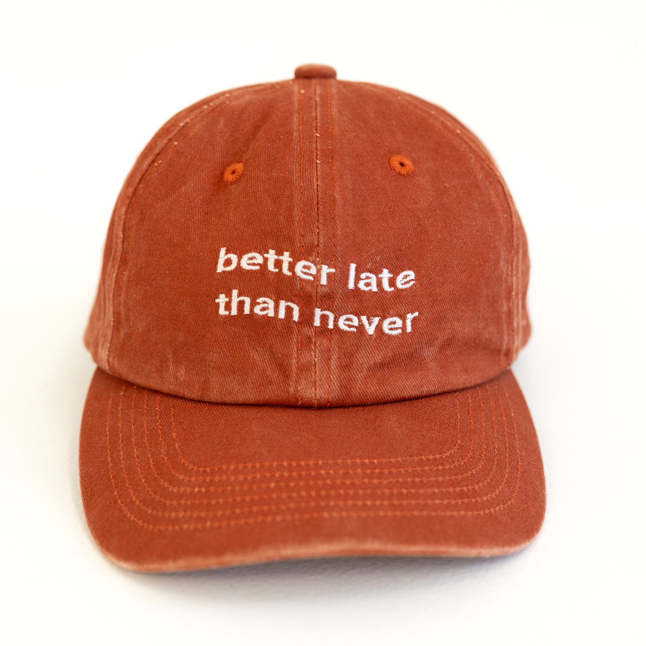 Kids Better Late Cap - Acid Wash Red