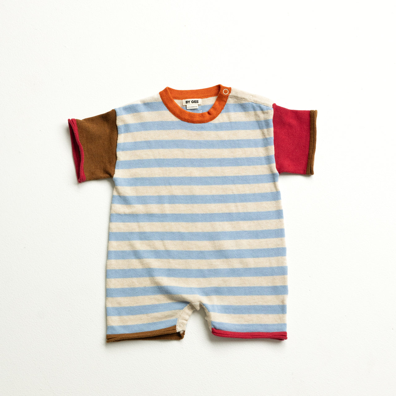 Colour Block Romper - Jaffa