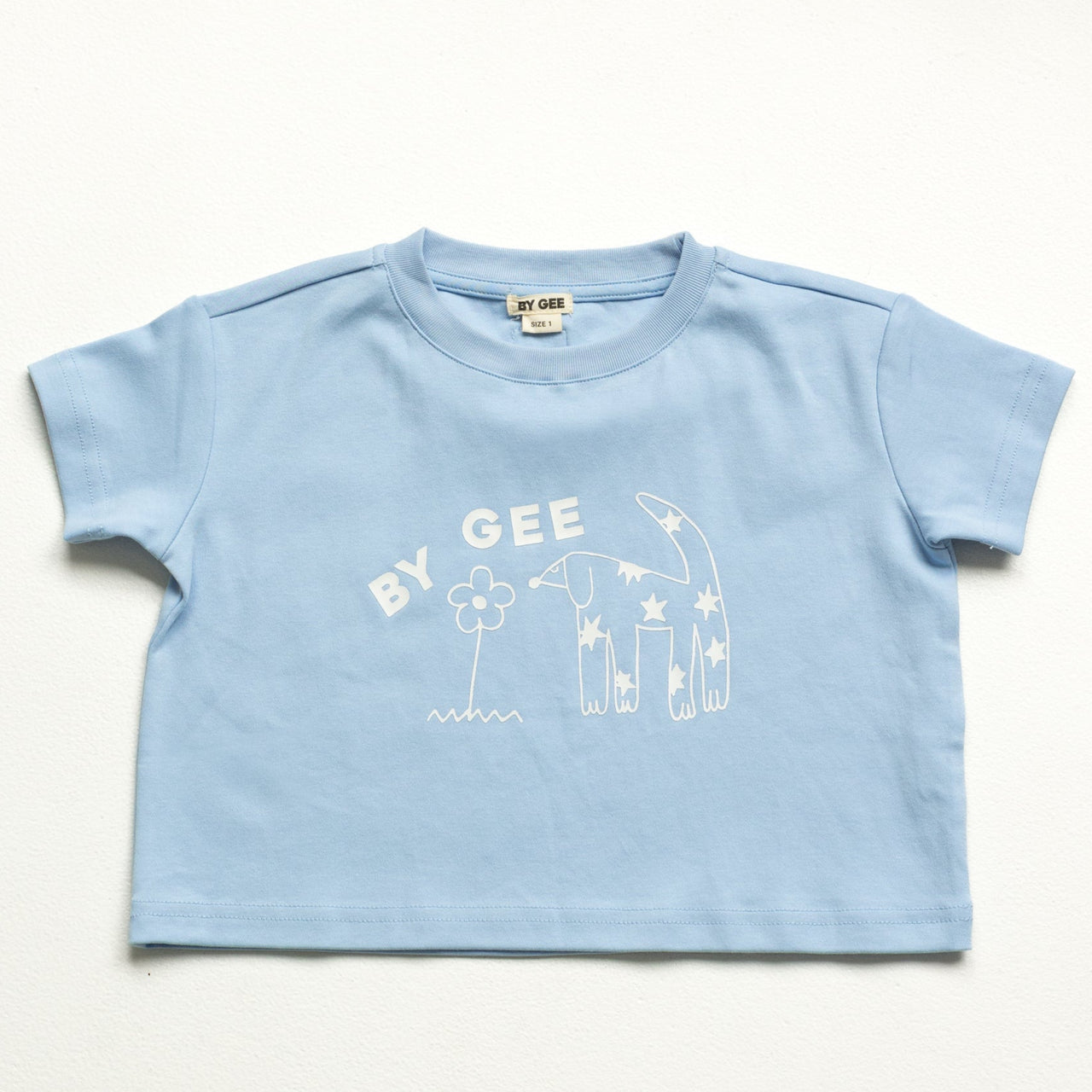 Henry Dog Boxy Tee - Blue