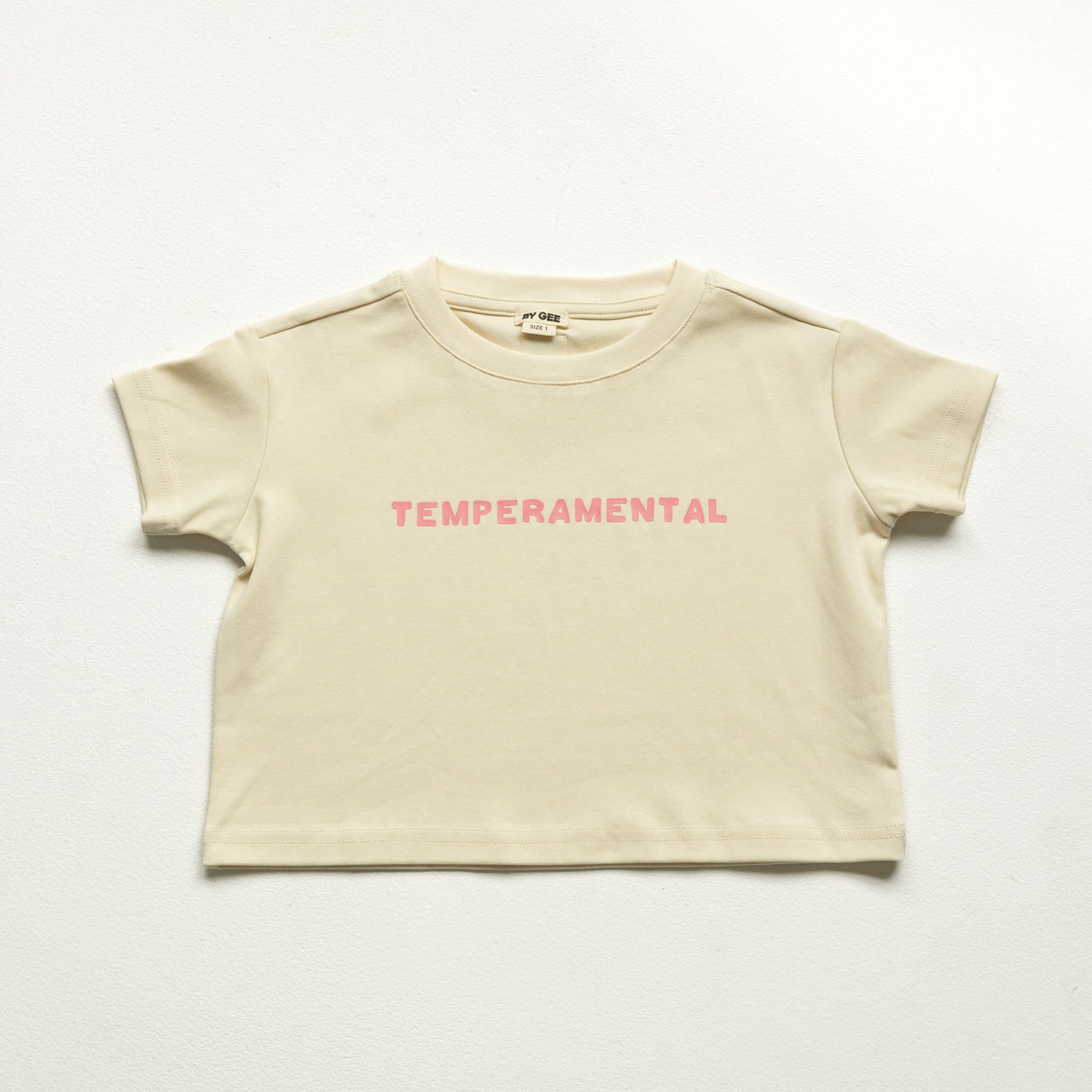 Temperamental Boxy Tee - Cream