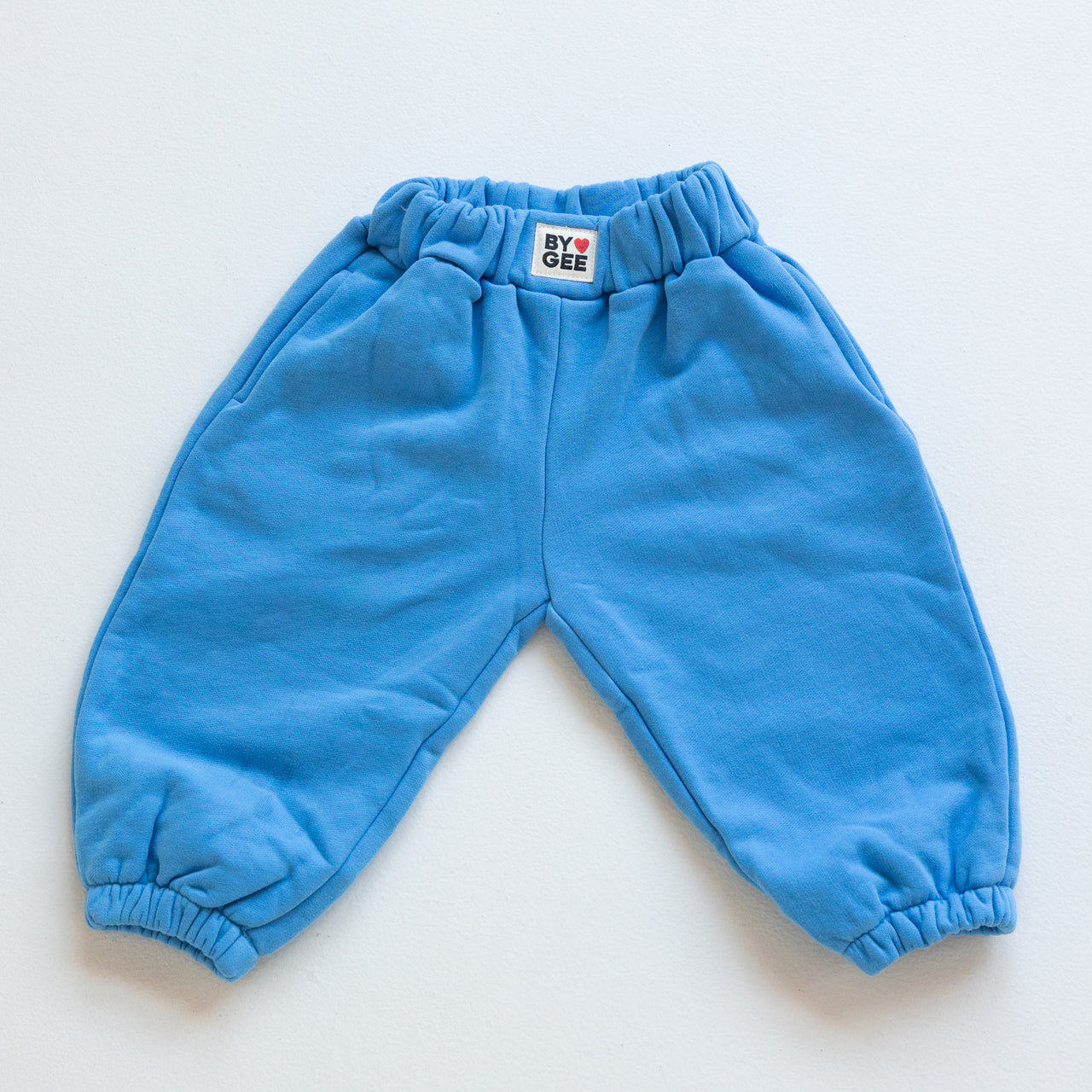 Cotton Wide Leg Sweatpant - Bluebird