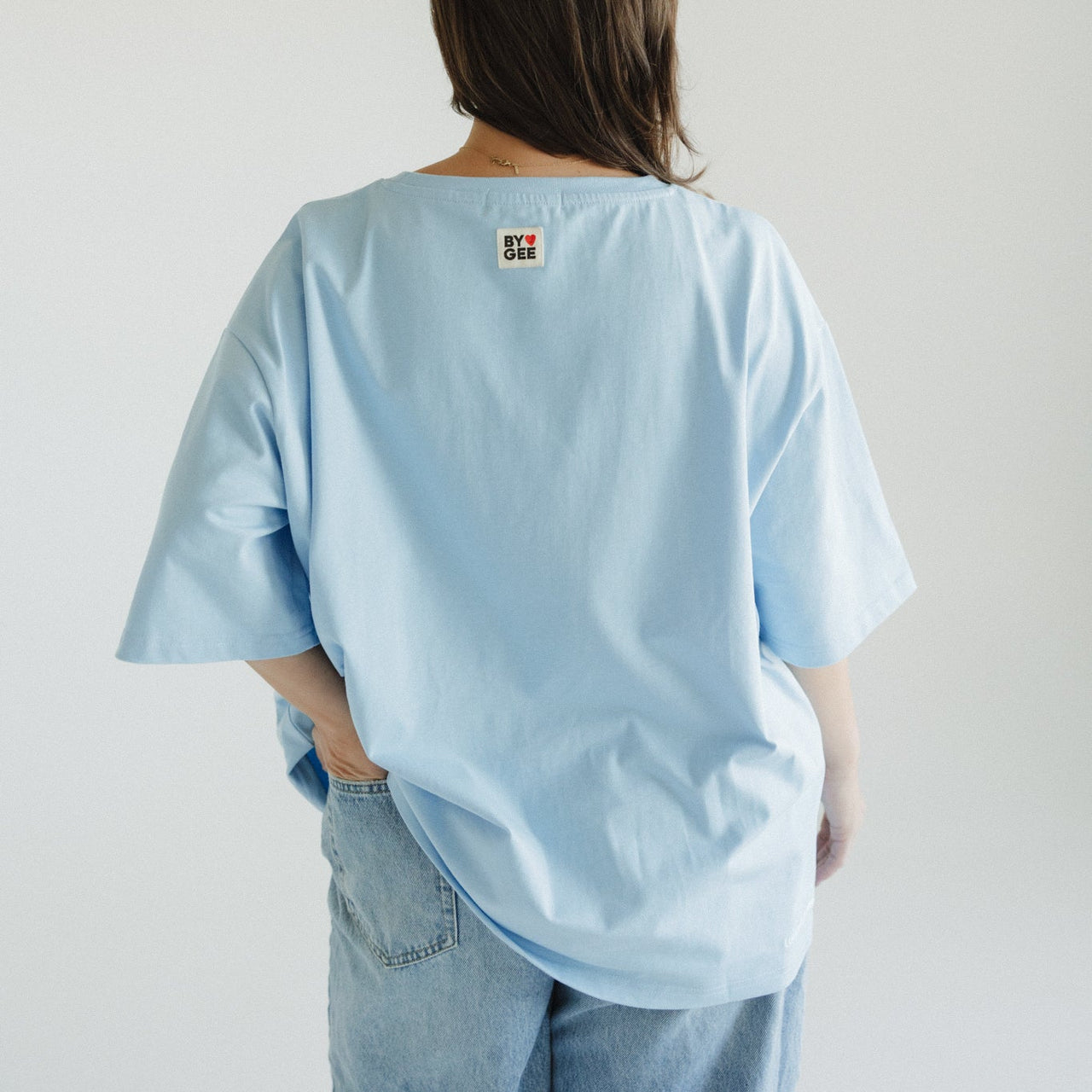 Women's Organic Essential Boxy Tee - Cornflower Blue