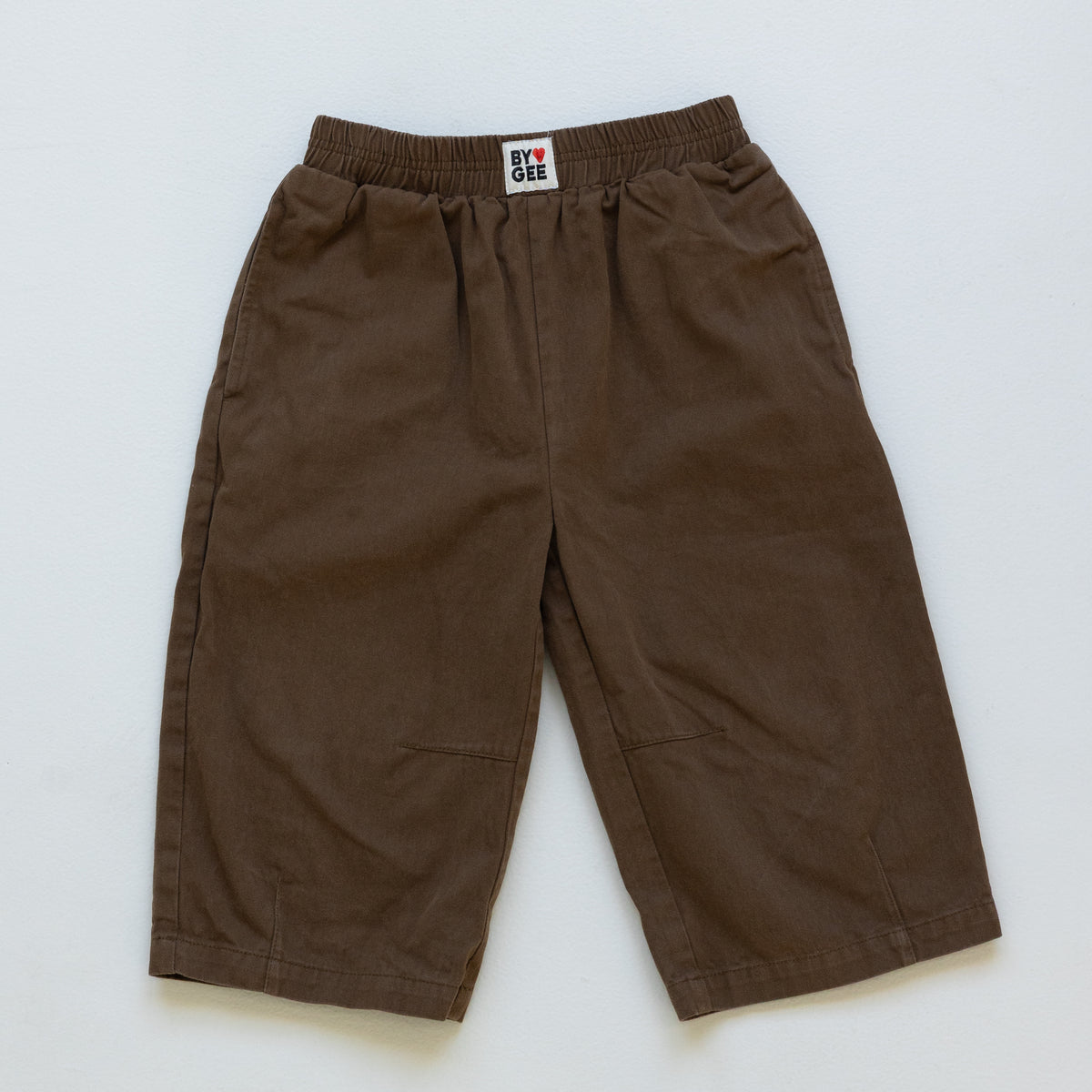 Kid's Barrel Leg Pants - Chocolate
