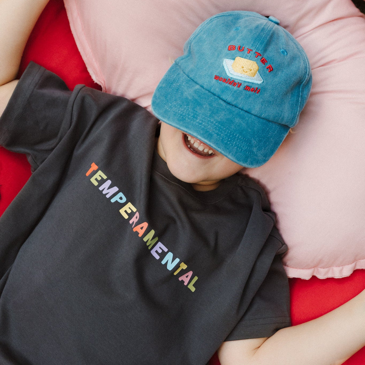 Temperamental Boxy Tee - Charcoal