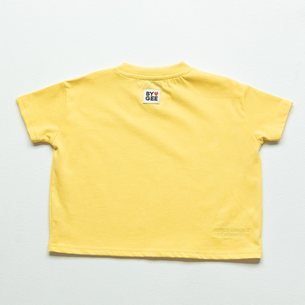 Kids Organic Essential Boxy Tee - Banana