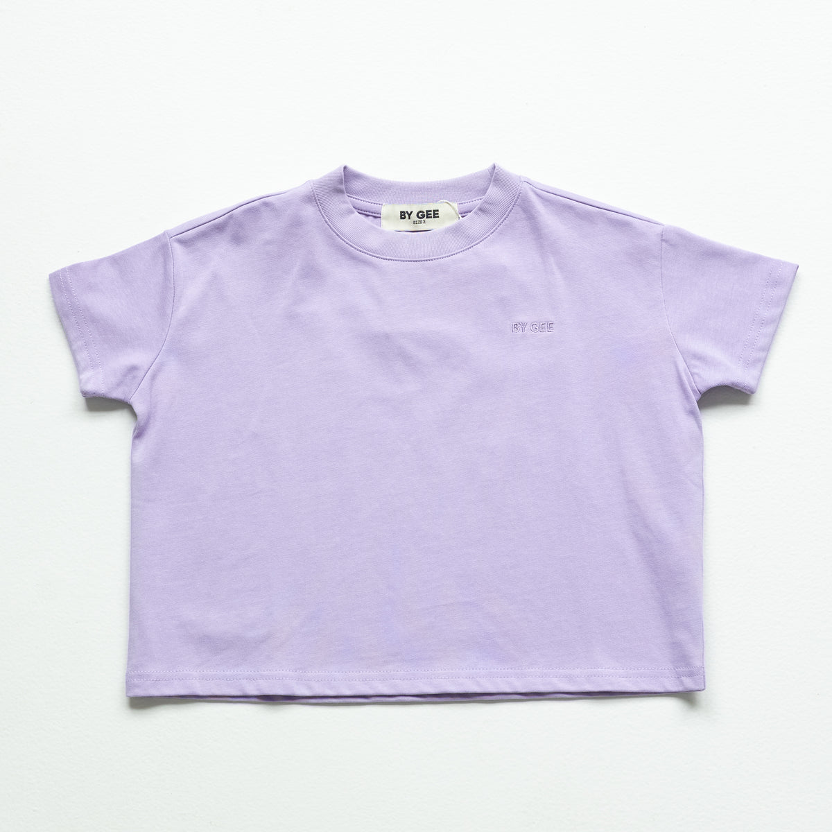 Kids Organic Essential Boxy Tee - Lavender