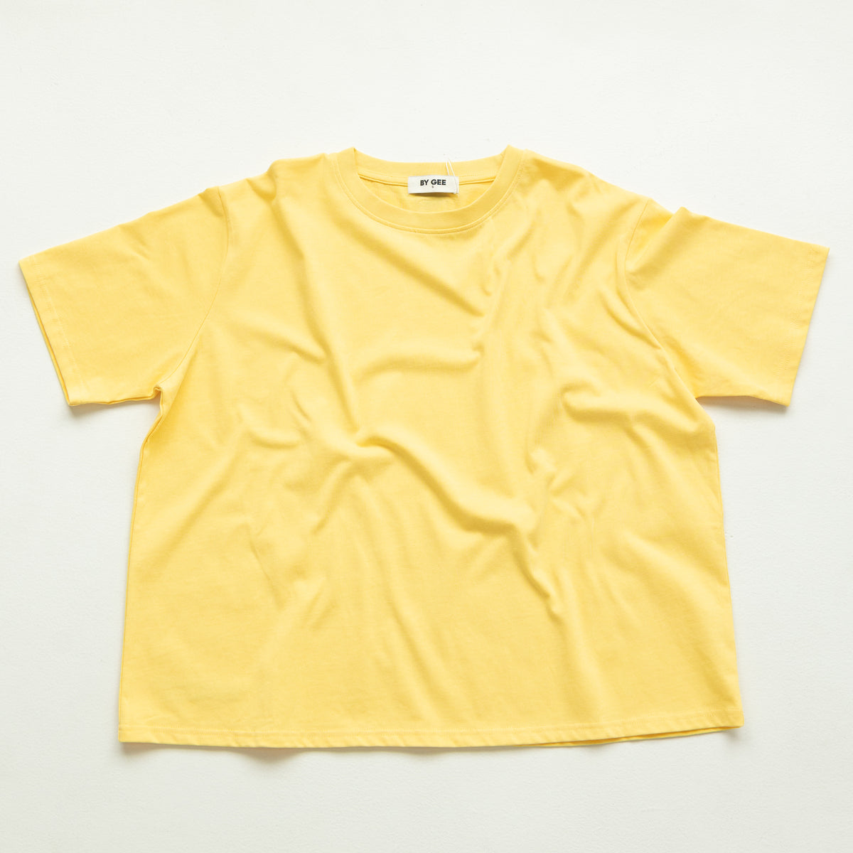 Women's Organic Essential Boxy Tee - Banana