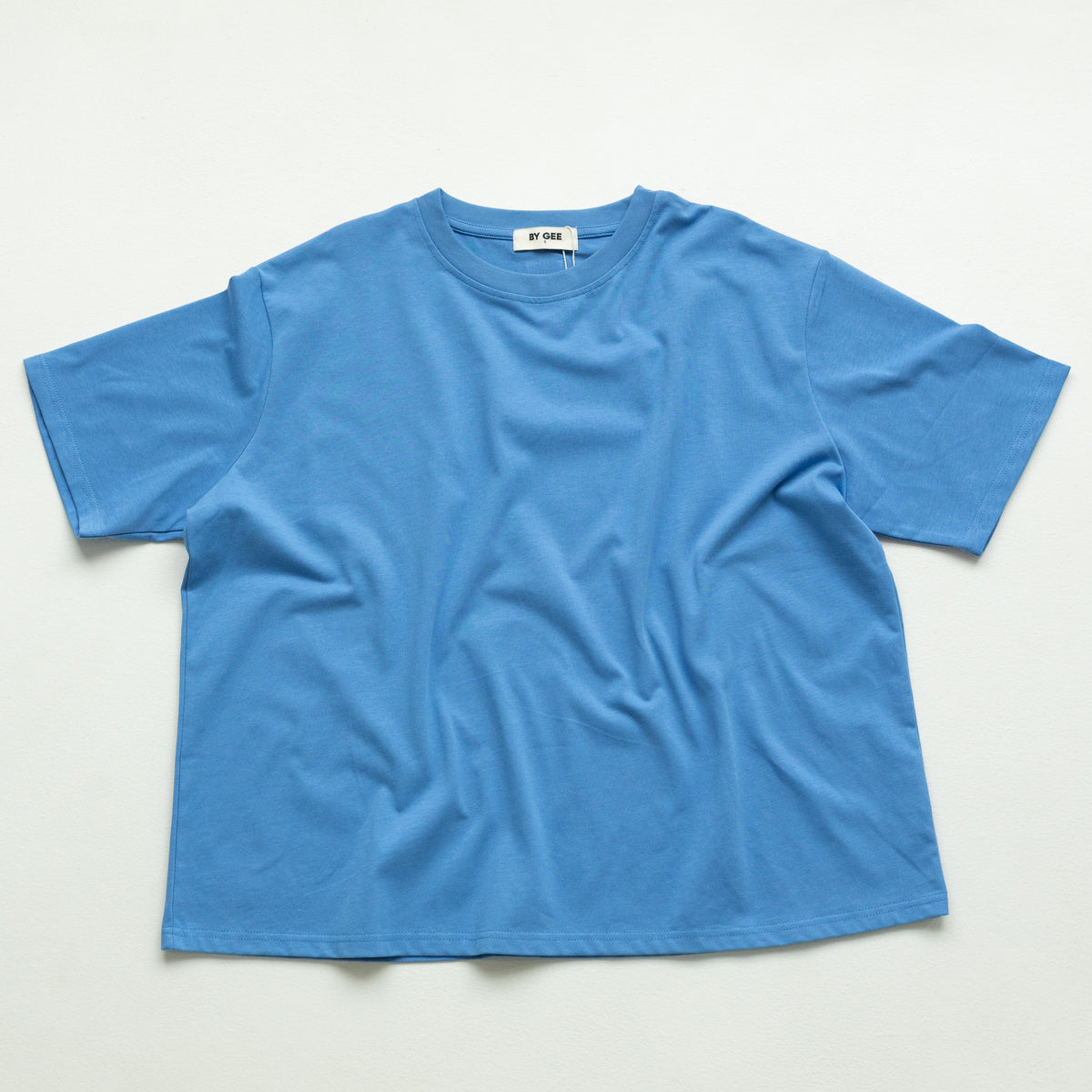 Women's Organic Essential Boxy Tee - Cobalt