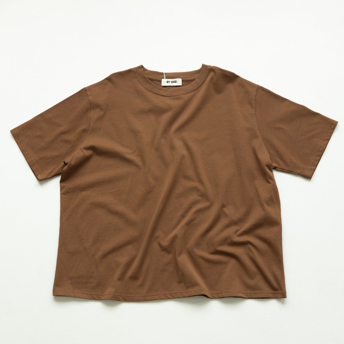 Women's Organic Essential Boxy Tee - Chocolate