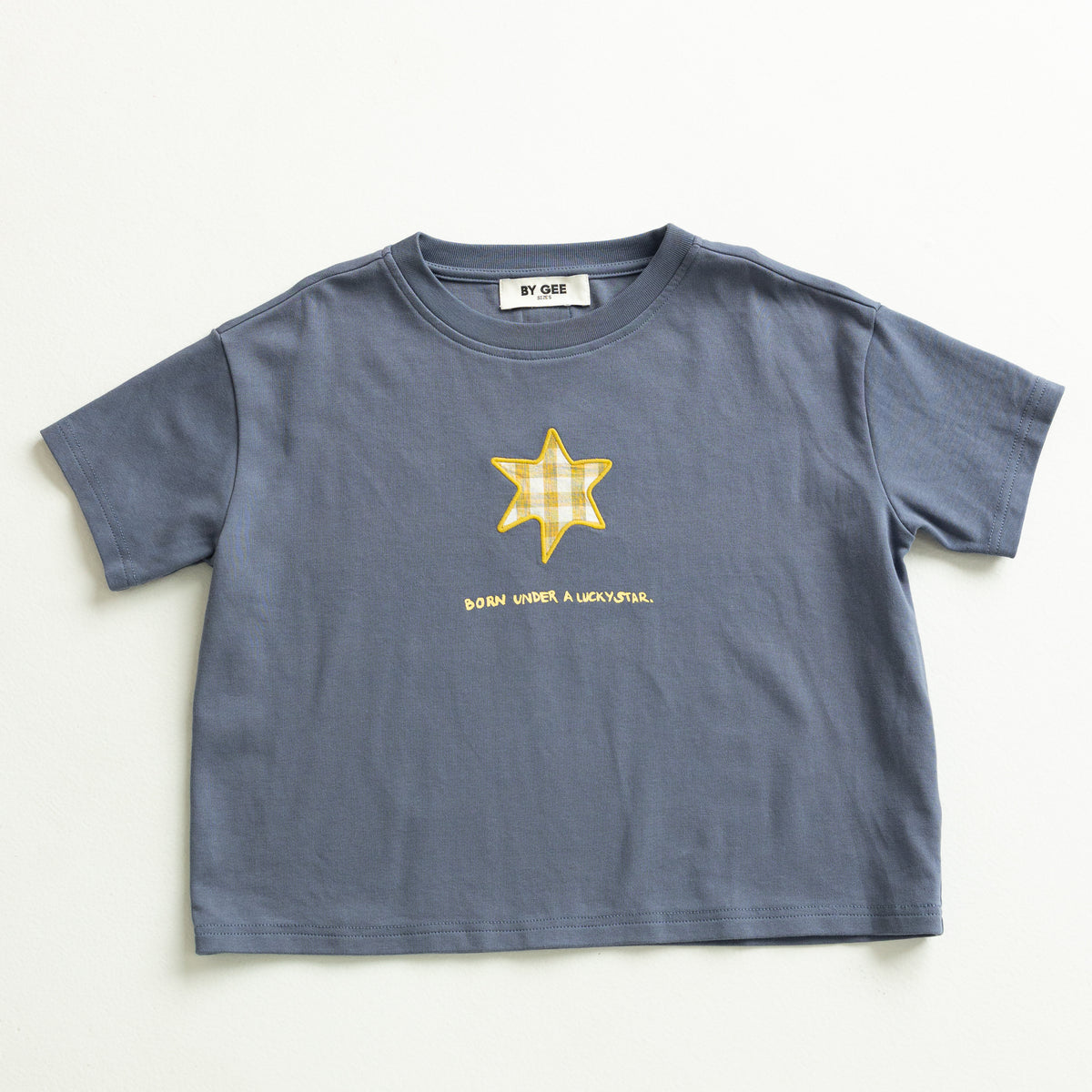 Lucky Star Oversized Boxy Tee - Midnight