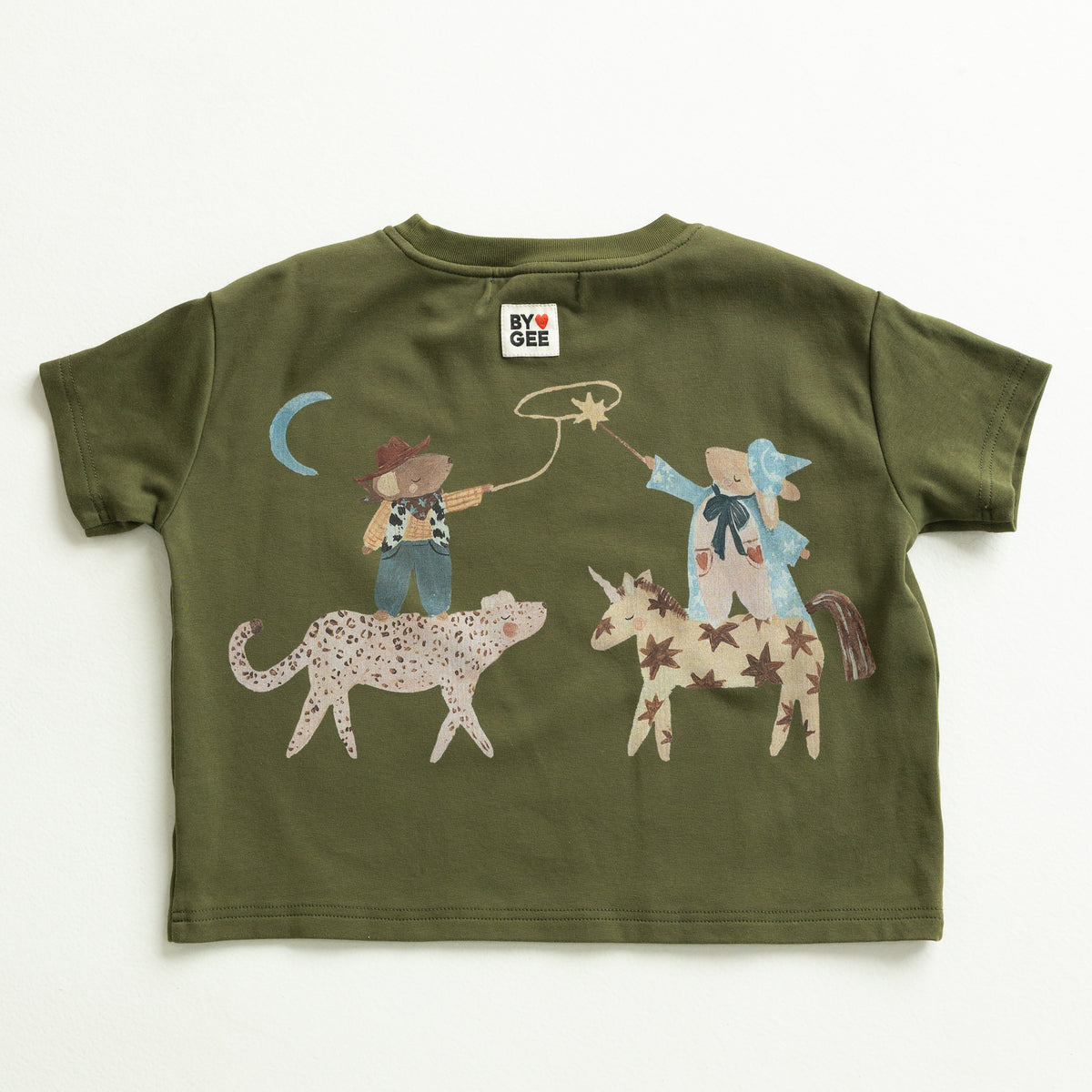 Mostly Kind Oversized Boxy Tee - Khaki