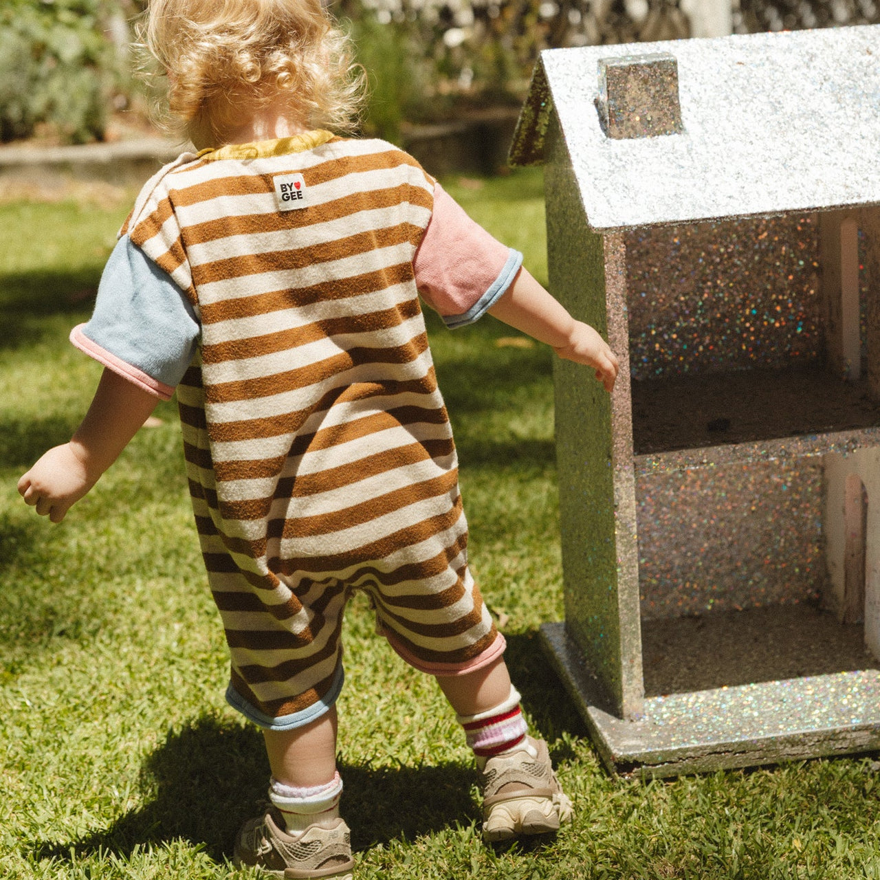 Colour Block Romper - Sundae