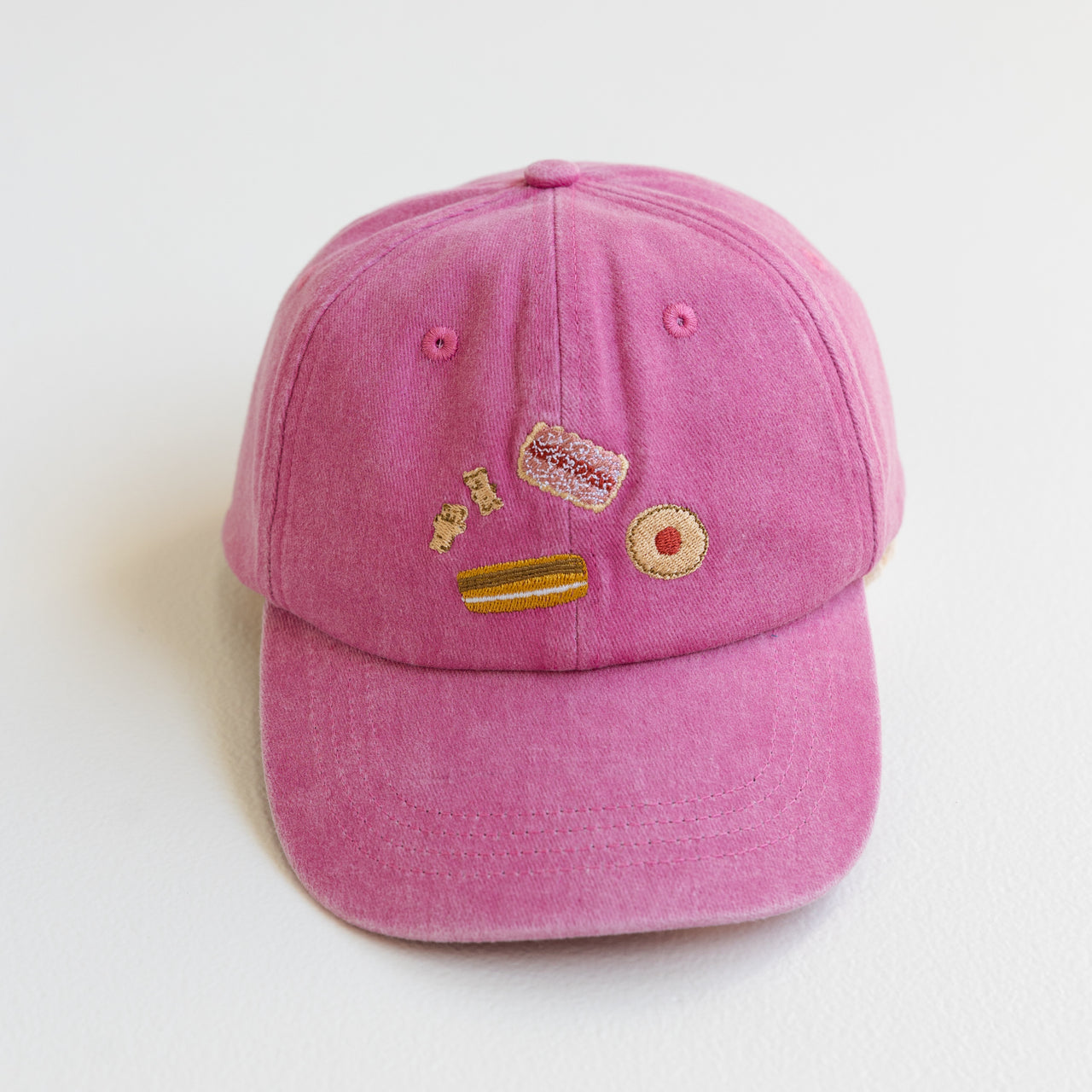 Kids Bickie Break Cap - Acid Wash Pink