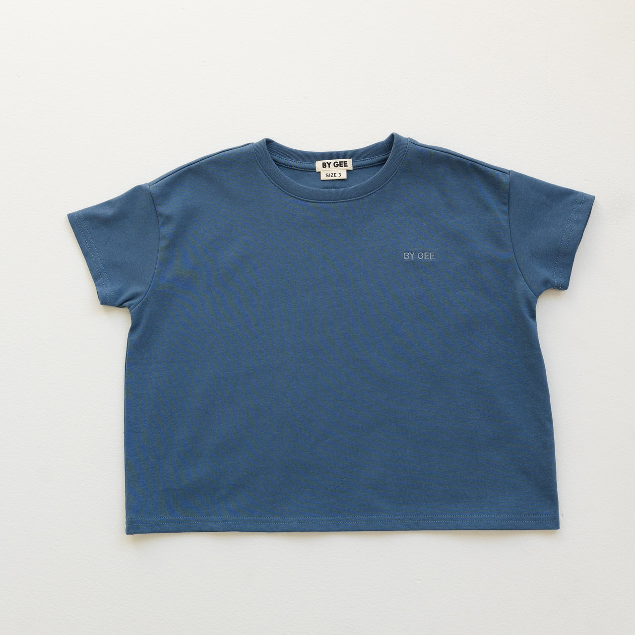 Kids Organic Essential Boxy Tee - Navy