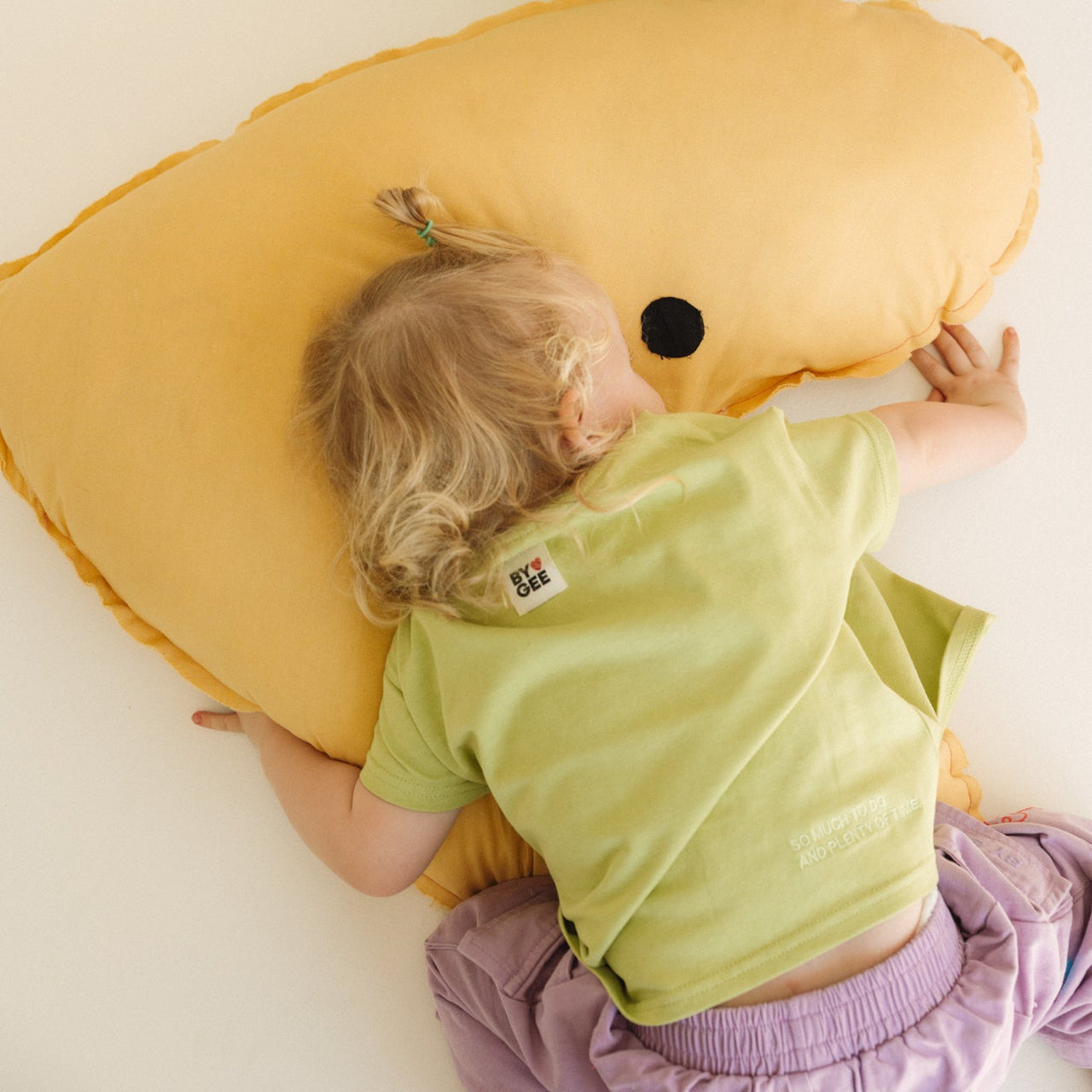 Kids Organic Essential Boxy Tee - Apple Green