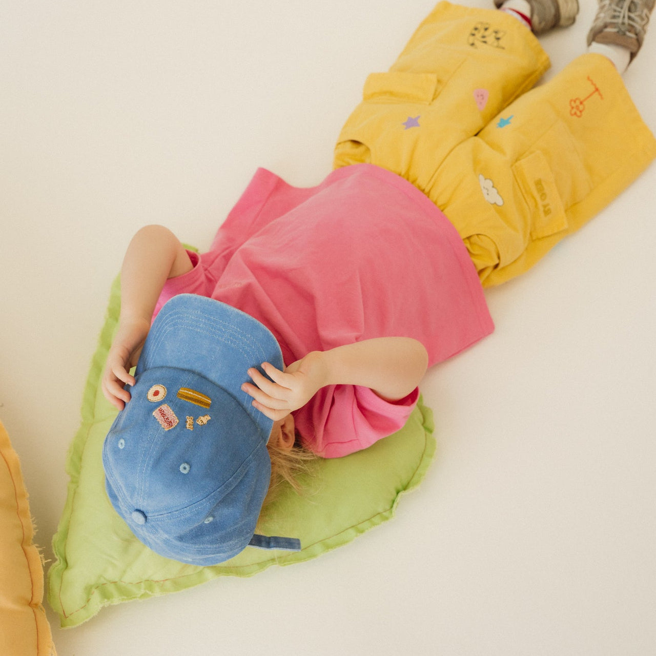 Kids Bickie Break Cap - Acid Wash Blue