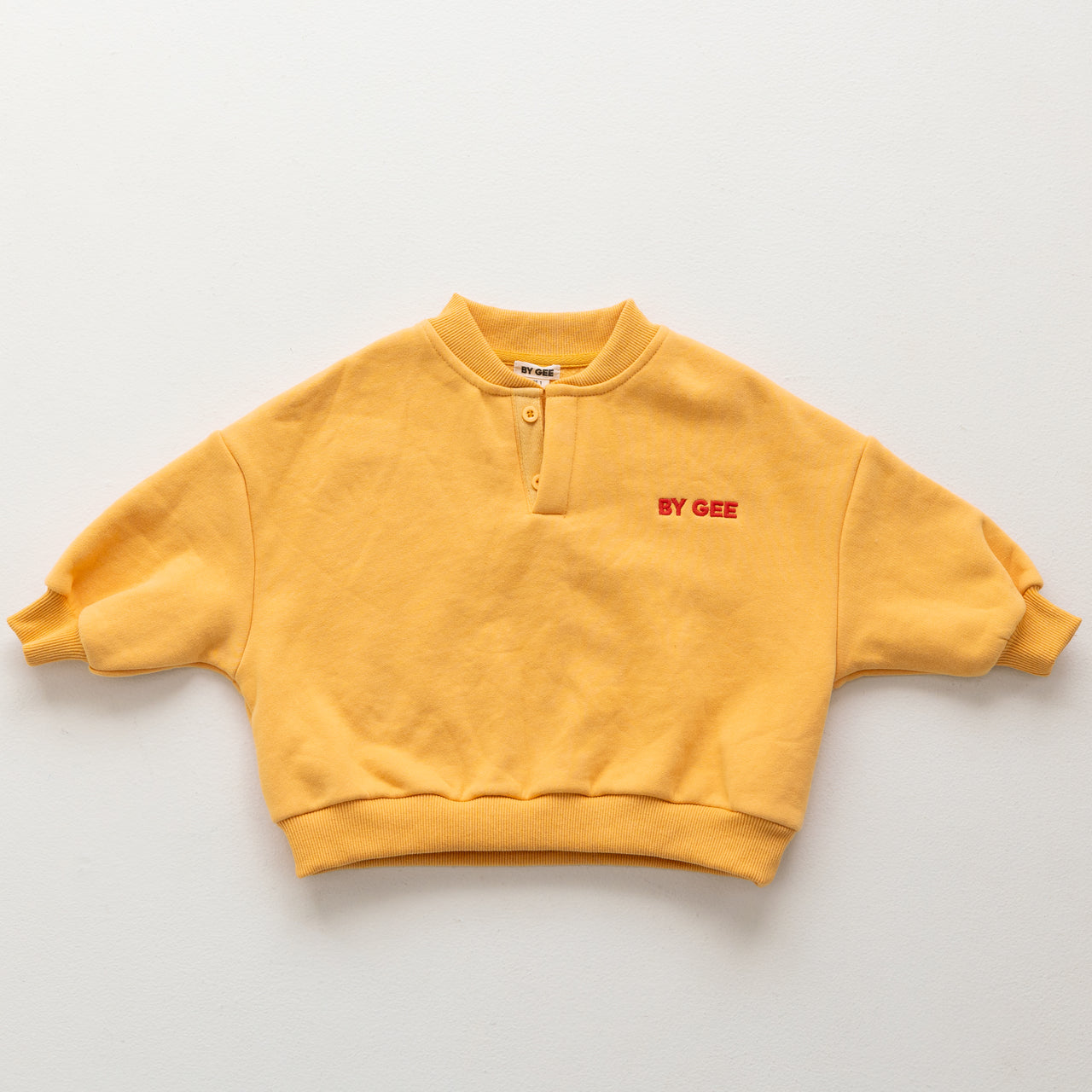 Cotton Boxy Sweatshirt - Honey