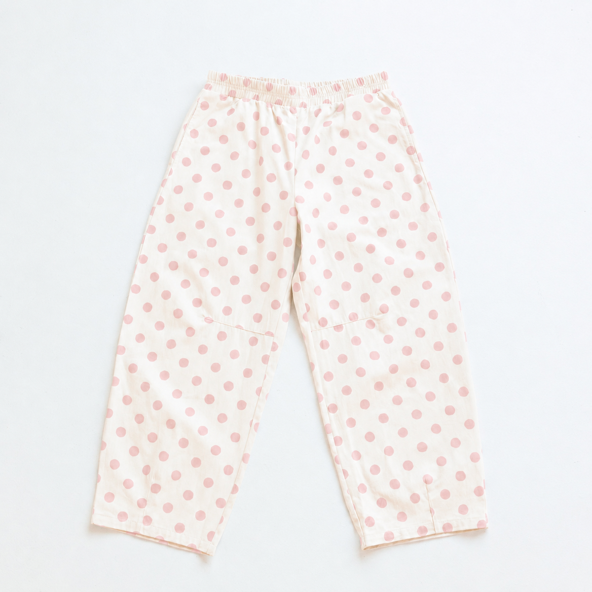 Women's Barrel Leg Pants - Pink Spot