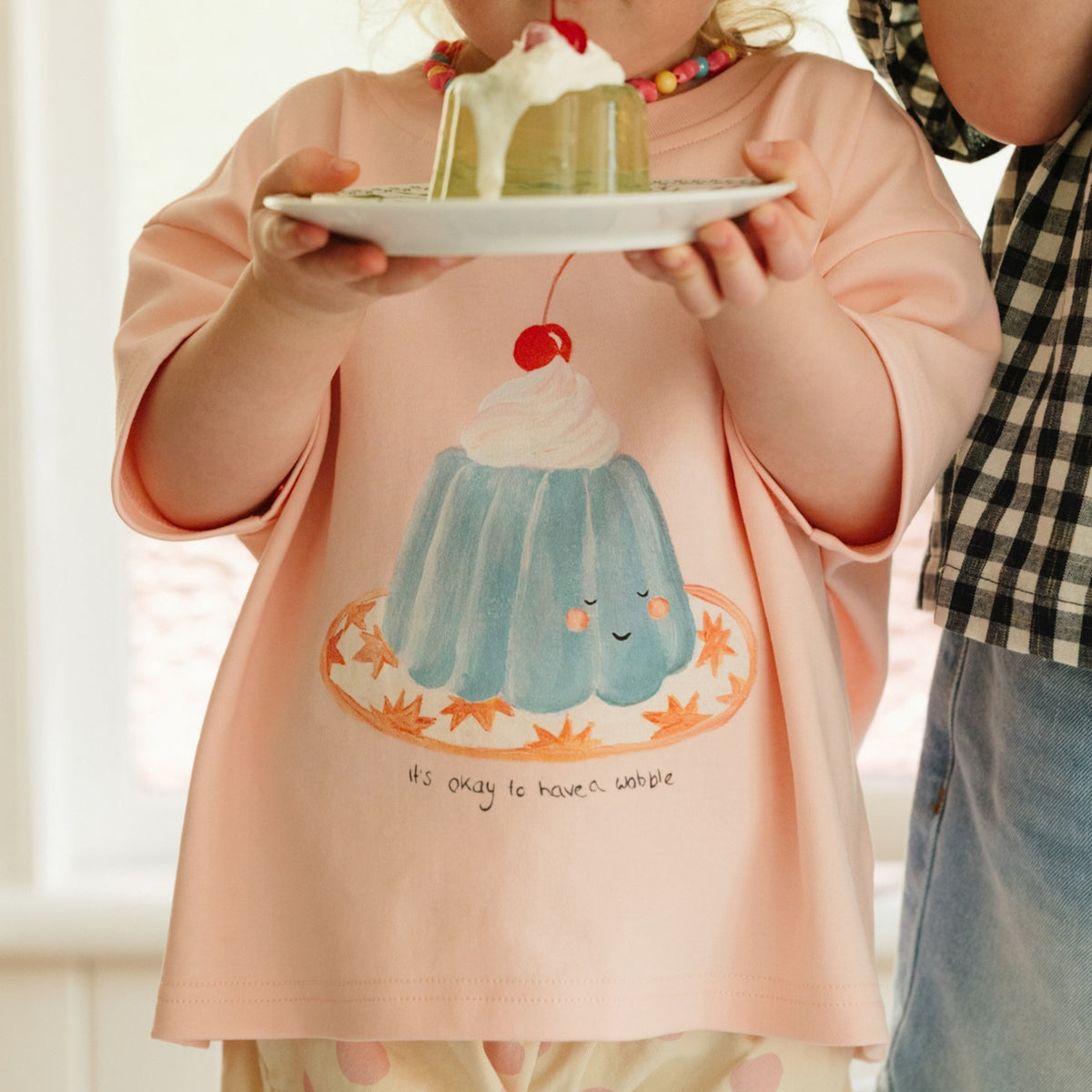 Wobble Oversized Boxy Tee - Pink