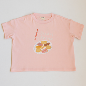 Bickie Break Boxy Tee - Pink
