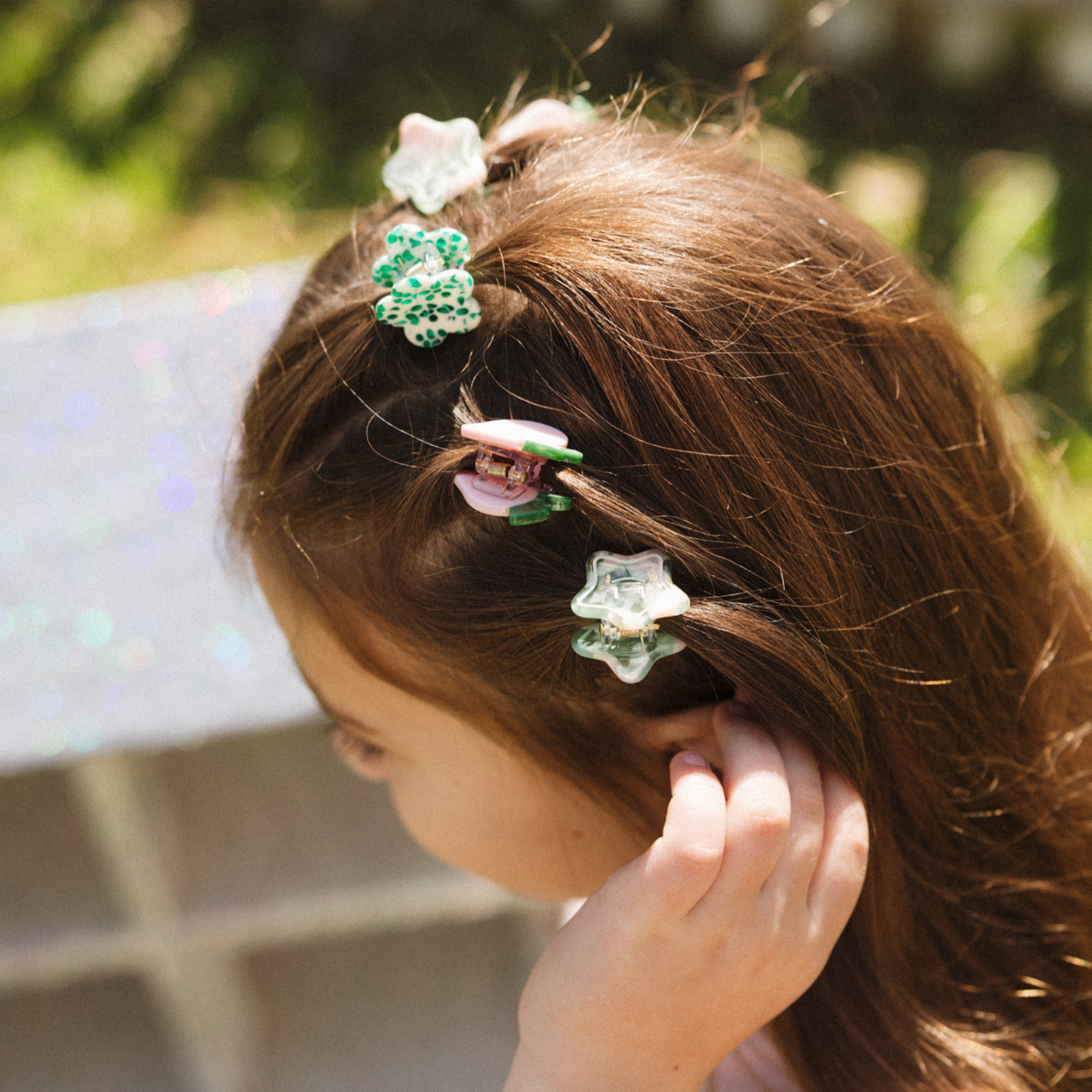 Hair Clip Six Pack - Peach