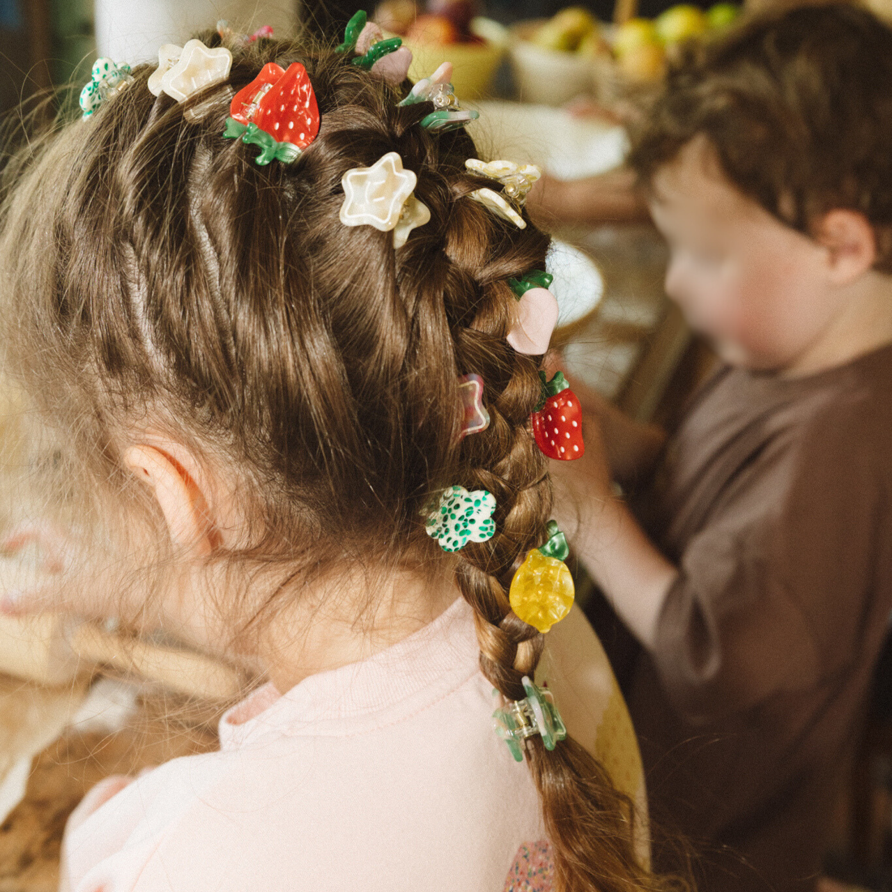 Hair Clip Six Pack - Strawberry