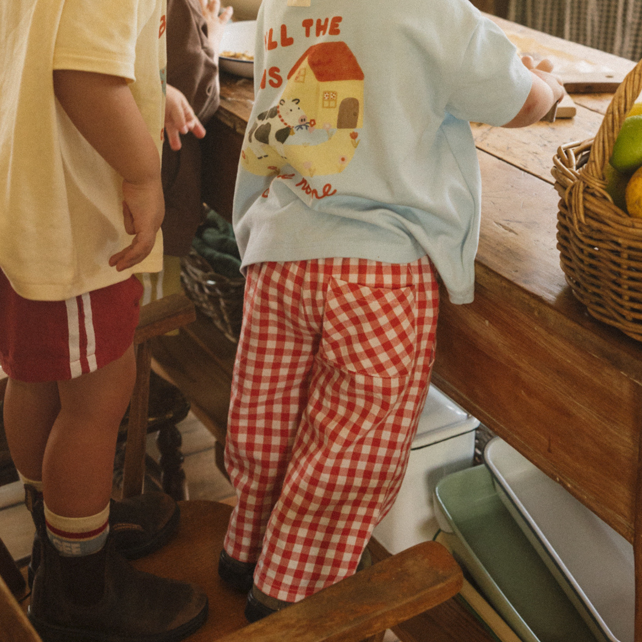 Summer Adventure Pant - Picnic Red