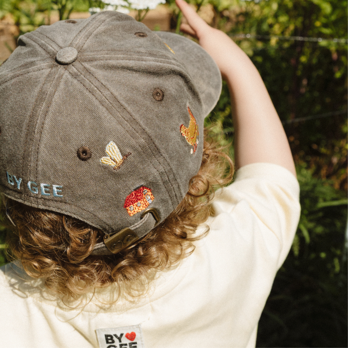 Kids Locally Grown Cap - Acid Wash Charcoal