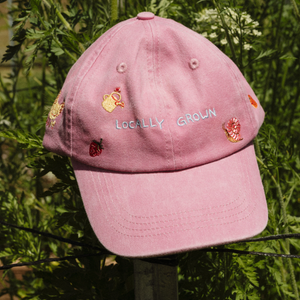 Kids Locally Grown Cap - Acid Wash Pink