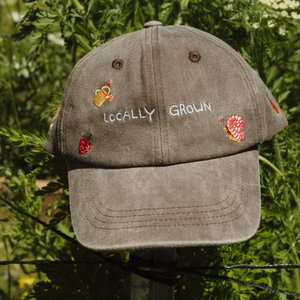 Kids Locally Grown Cap - Acid Wash Charcoal