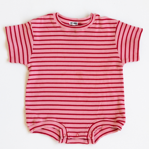 Oversized Romper - Strawberry