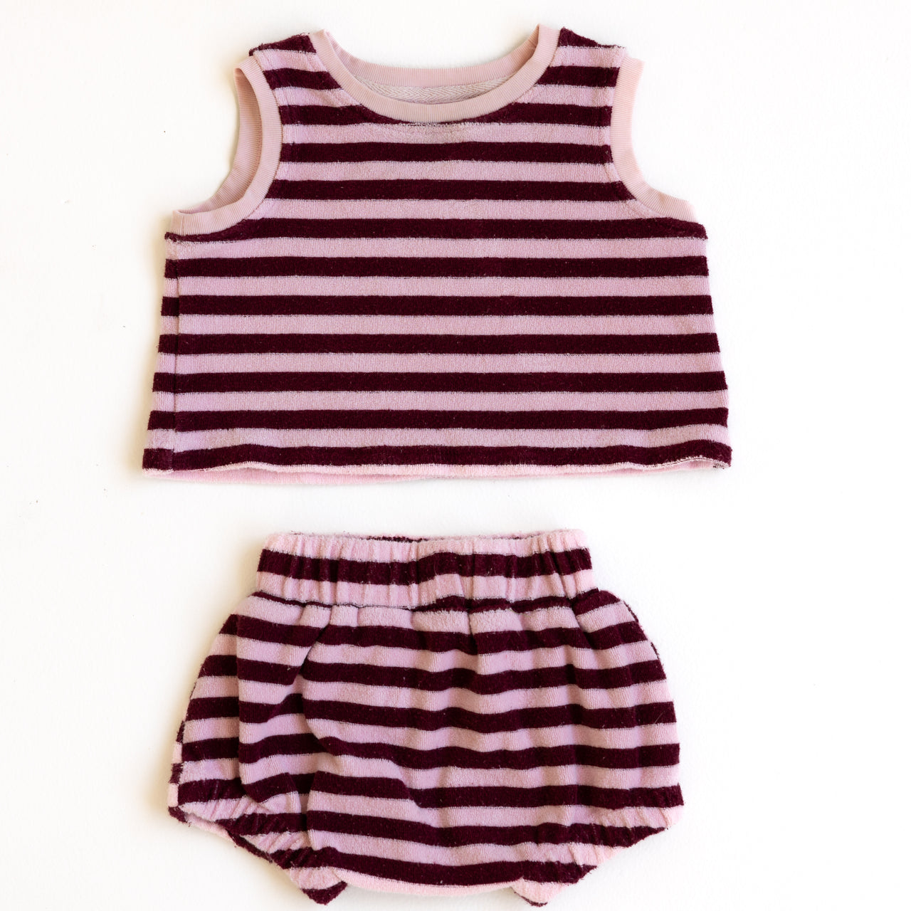 Summer Bèbè Set - Berry Stripe
