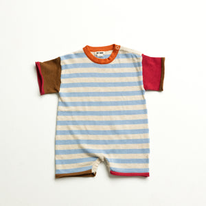 Colour Block Romper - Jaffa