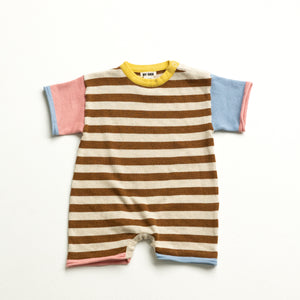 Colour Block Romper - Sundae