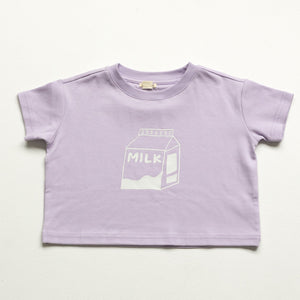 Milk Boxy Tee - Lavender