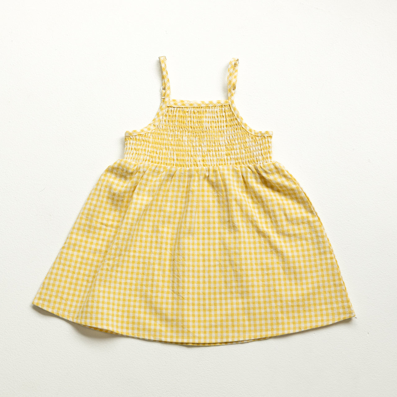 Summer Days Dress Set - Yellow Gingham