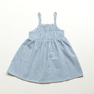 Summer Days Dress Set - Blue Gingham