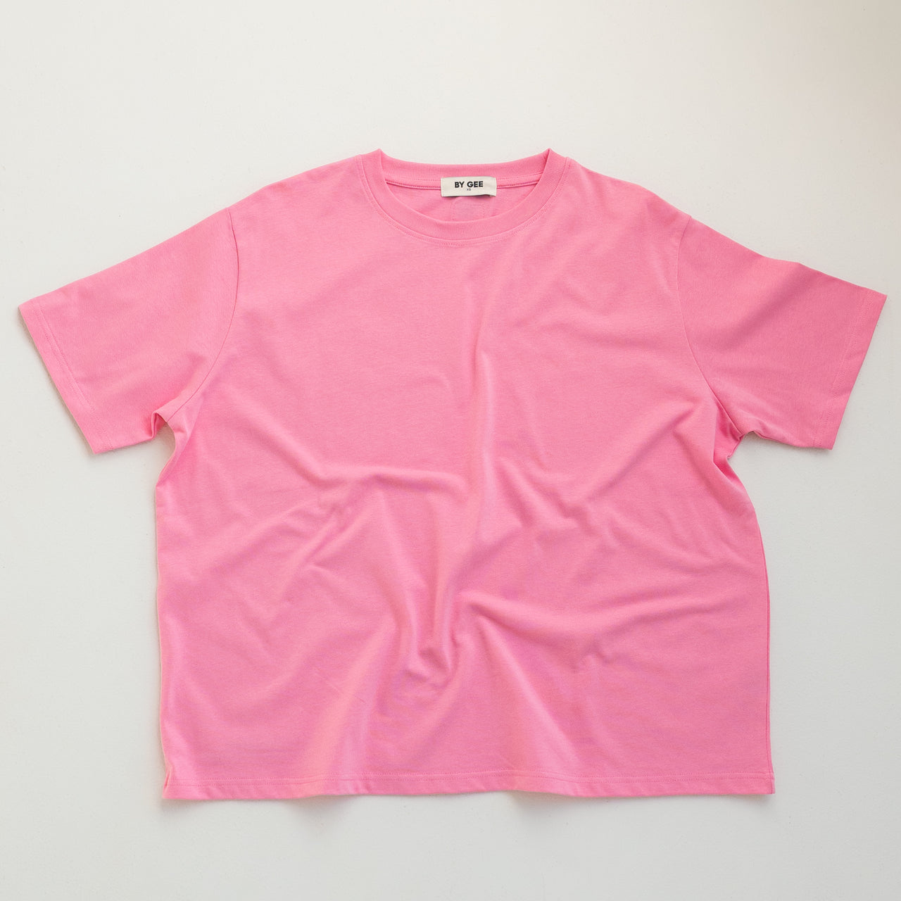 Women's Organic Essential Boxy Tee - Hot Pink