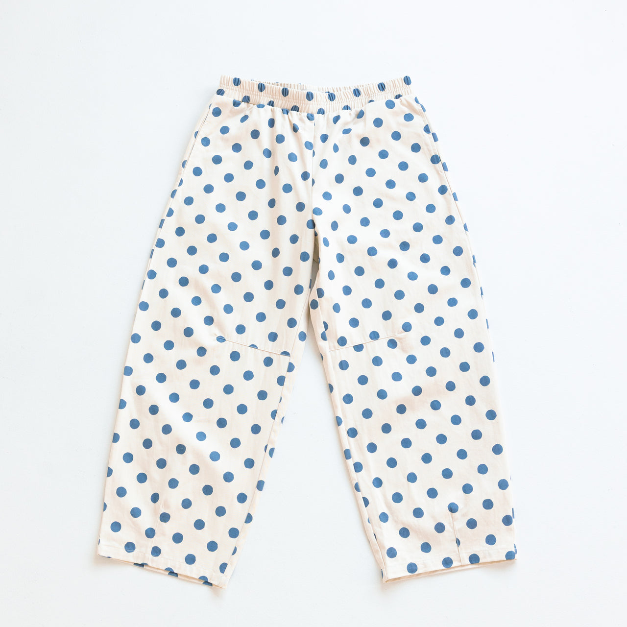 Women's Barrel Leg Pants - Navy Spot