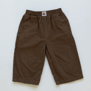 Kid's Barrel Leg Pants - Chocolate