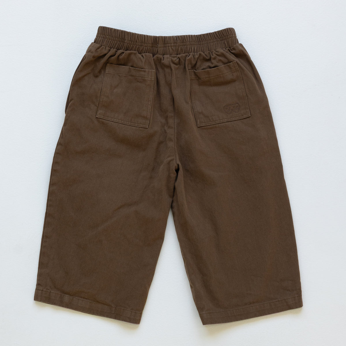 Kid's Barrel Leg Pants - Chocolate
