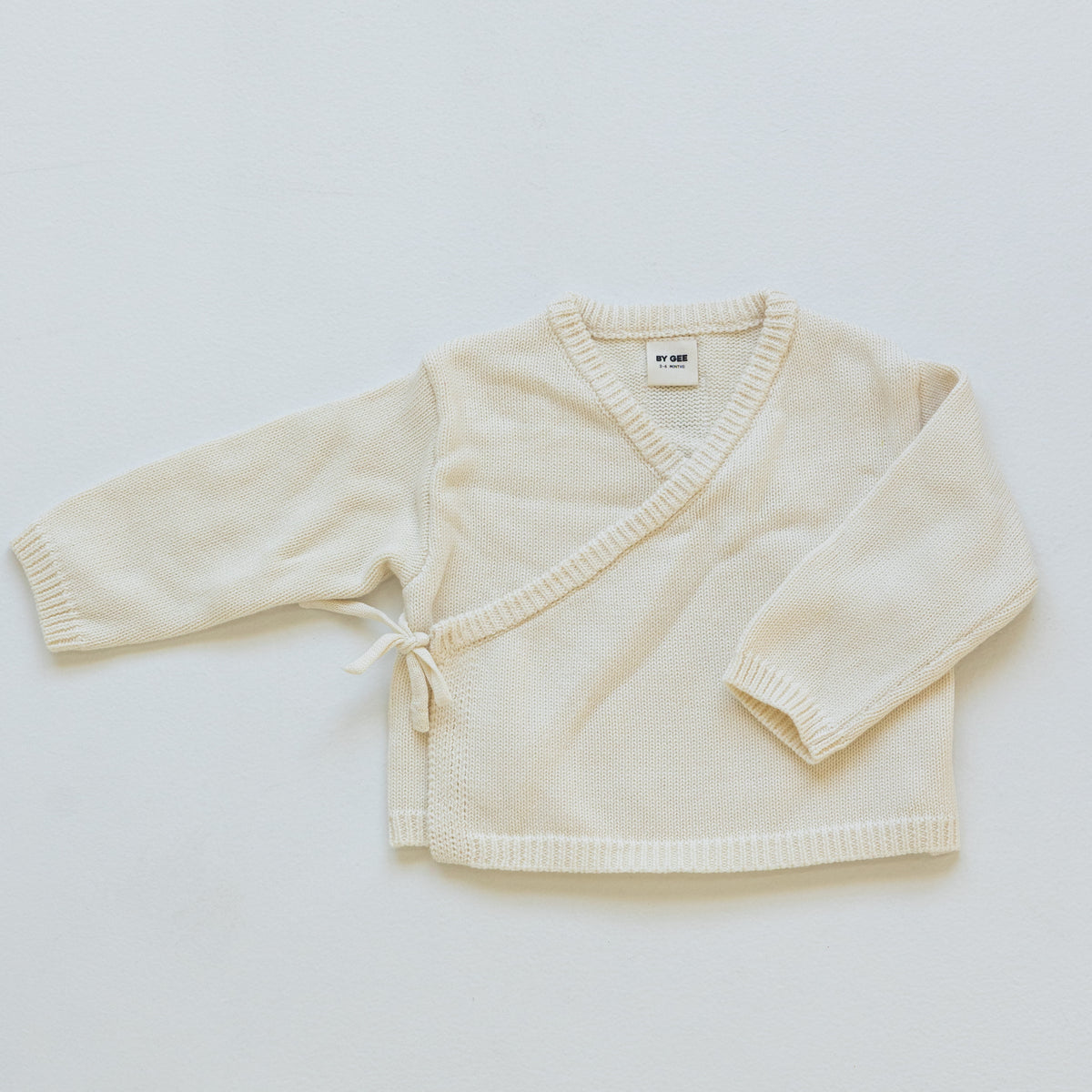 Organic Knitted Cardigan - Vanilla Cream