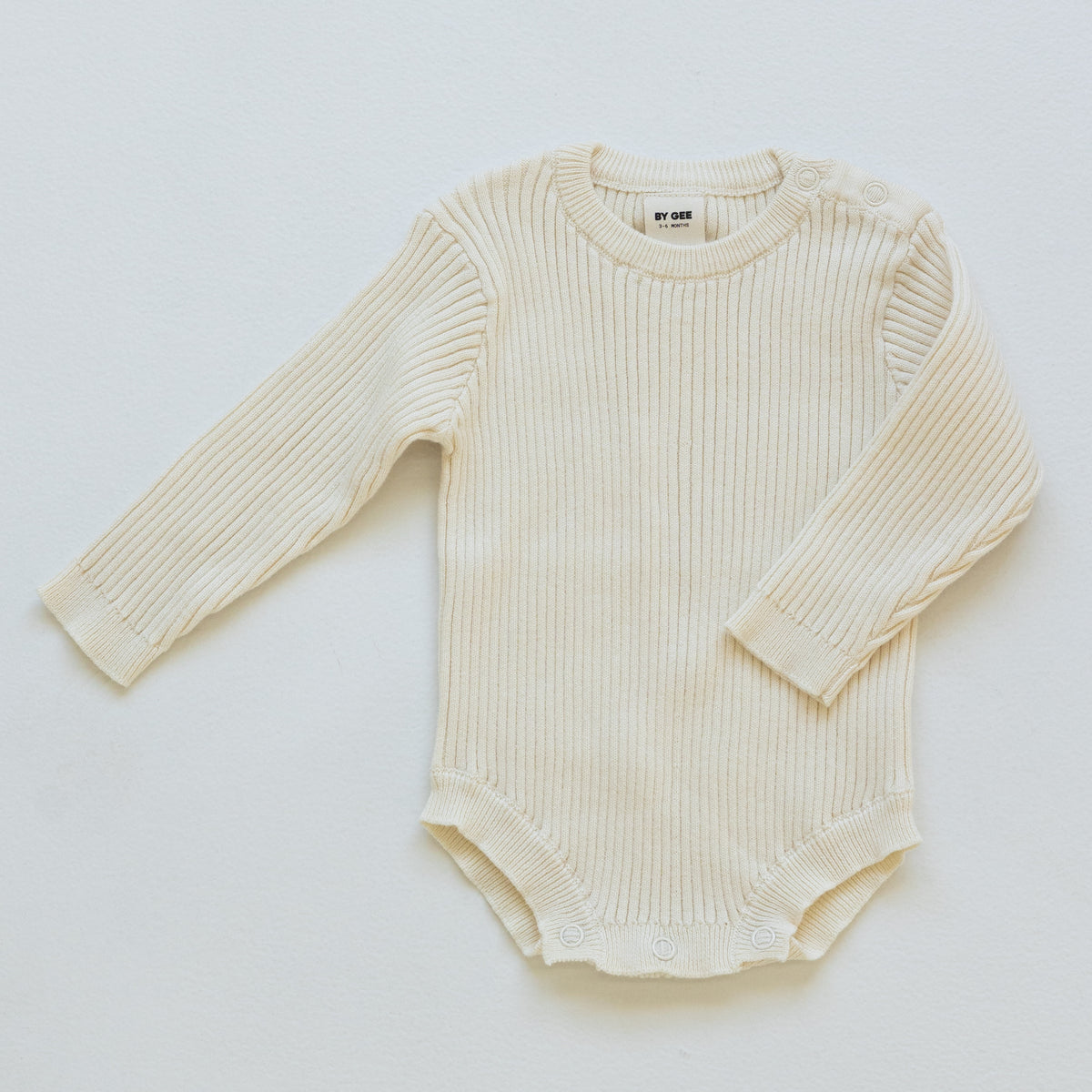Organic Knitted Romper - Vanilla Cream