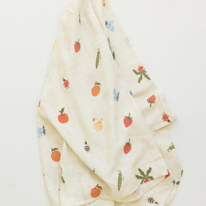 Garden Jumble Organic Swaddle