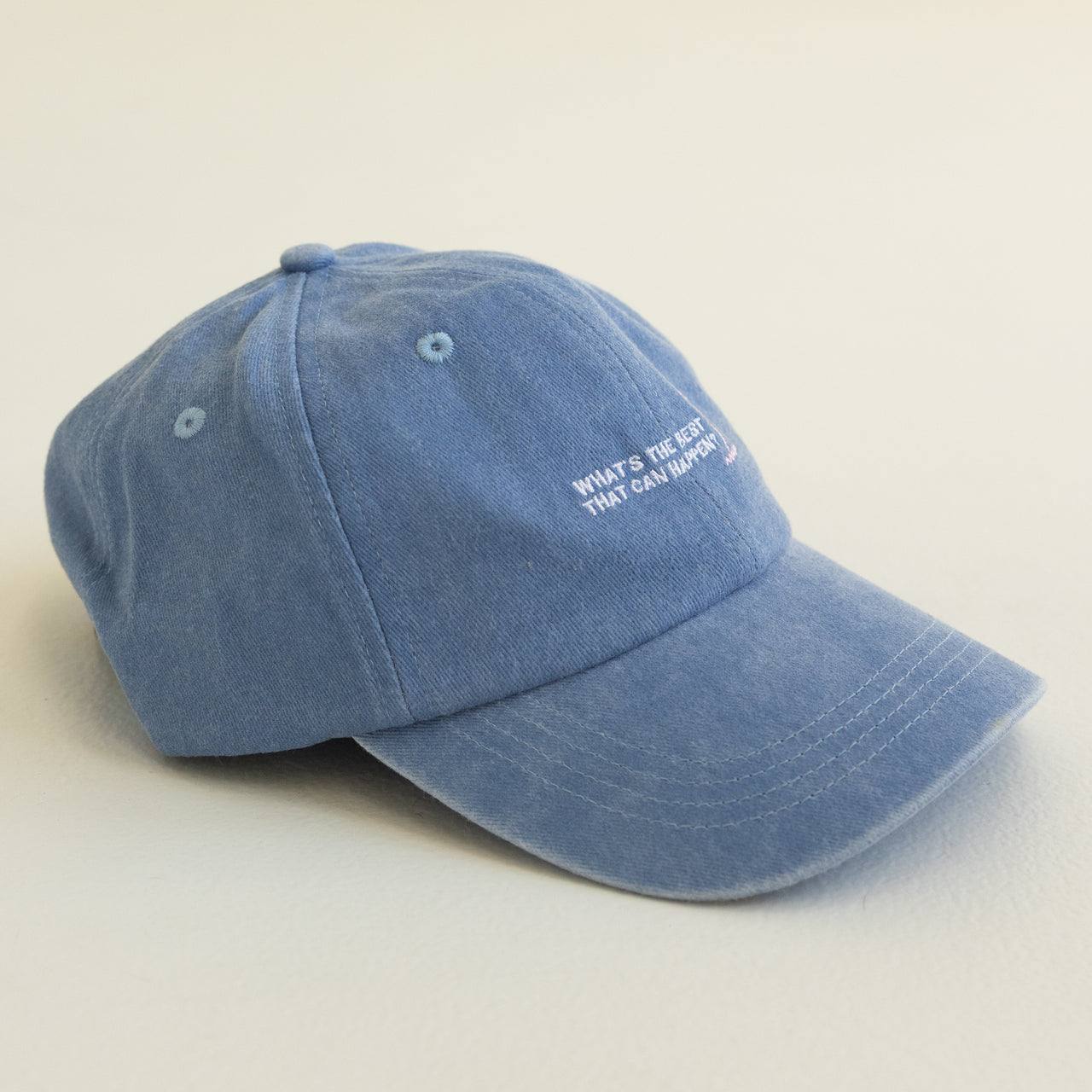 Adult Optimism Cap - Acid Wash Blue