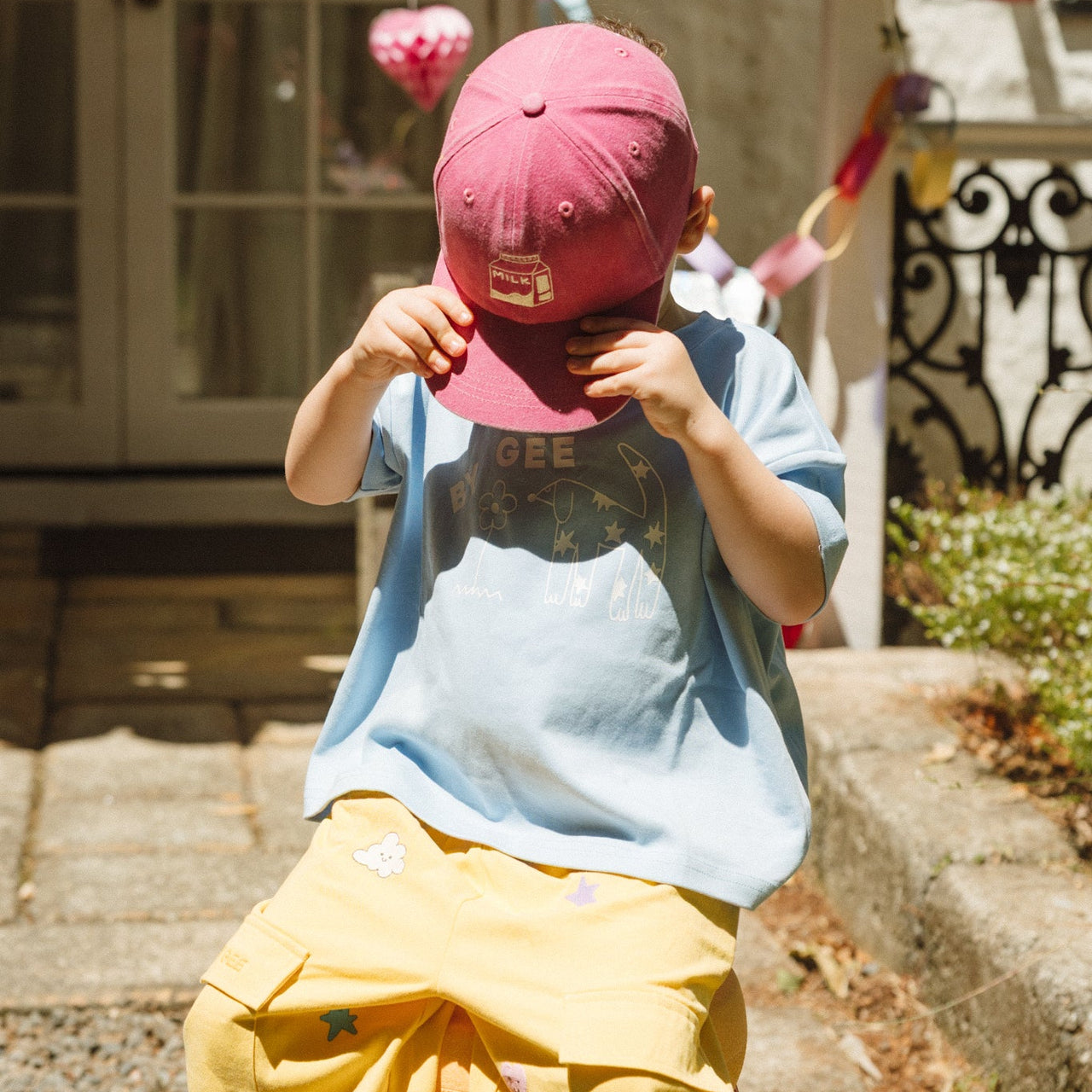 Henry Dog Boxy Tee - Blue