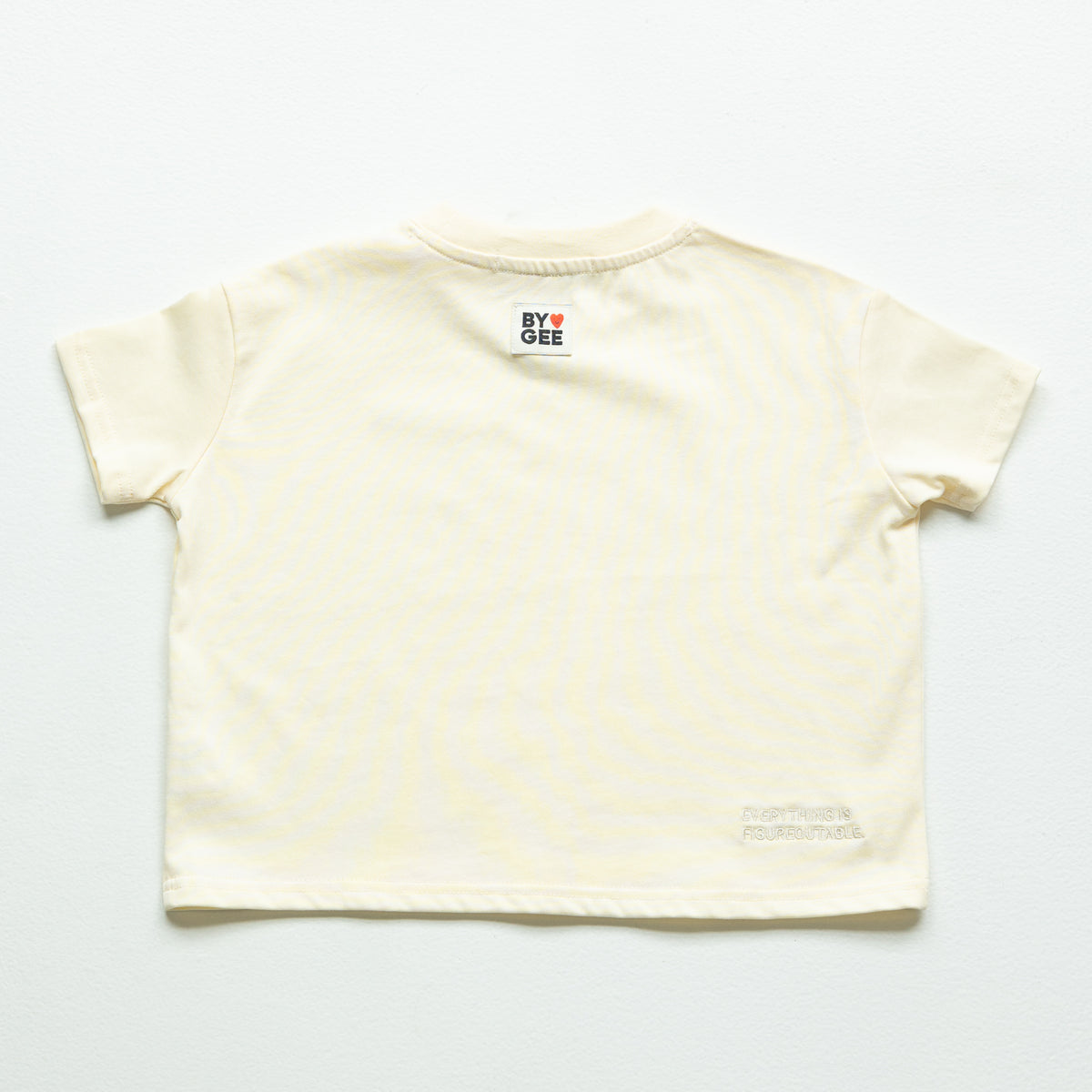 Kids Organic Essential Boxy Tee - Milk