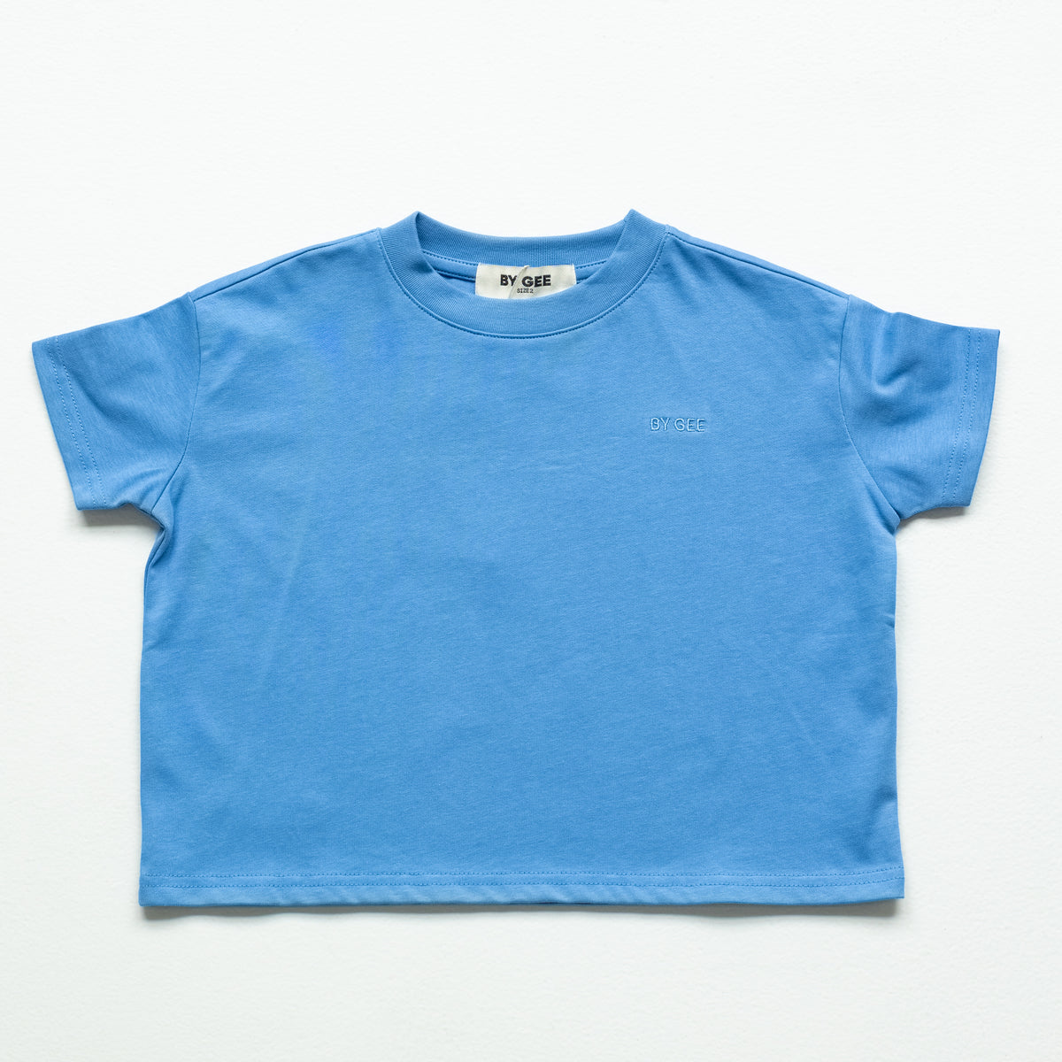 Kids Organic Essential Boxy Tee - Cobalt