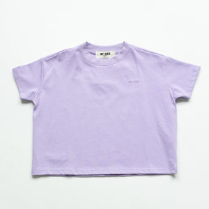 Kids Organic Essential Boxy Tee - Lavender
